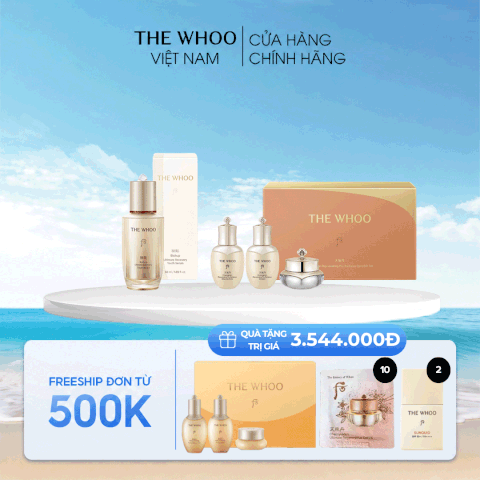 Bộ Dưỡng Da Whoo Bichup Ultimate Youth Serum 50ml Set