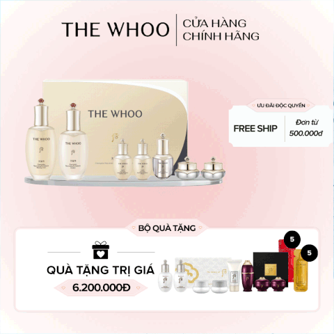 Bộ Dưỡng Da Whoo Cheongidan Pro Radiant 2pcs Set