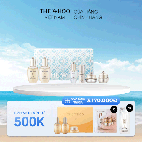 Bộ Dưỡng Da Whoo Cheongidan Pro Radiant Trial Special Set