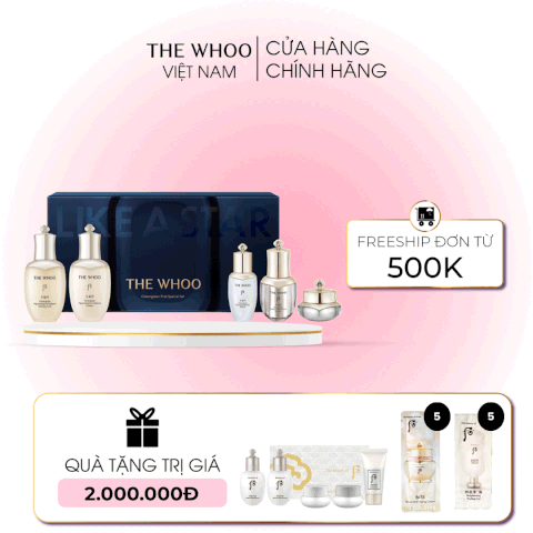 Bộ Dưỡng Da Whoo Cheongidan Pro Radiant Trial Special Set