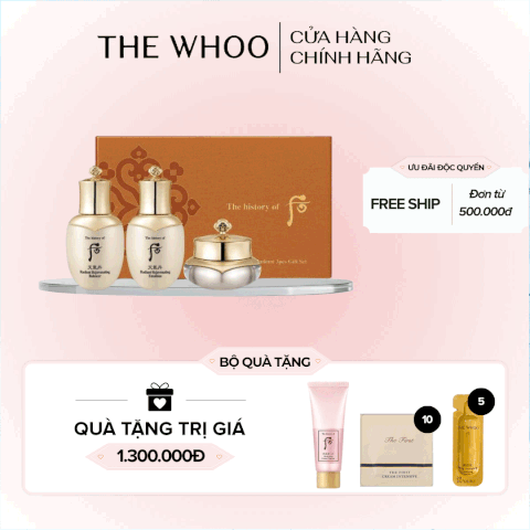 Bộ dưỡng da Whoo Cheongidan Radiant Rejuvenating Mini Set 3pcs