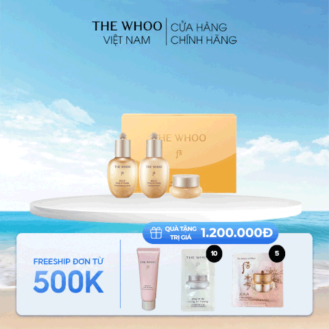 Bộ Dưỡng Da Whoo Gongjinhyang 3PCS Mini