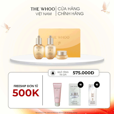 Bộ Dưỡng Da Whoo Gongjinhyang 3PCS Mini