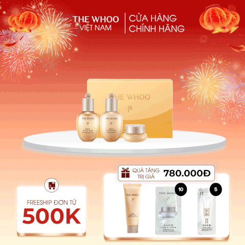 Bộ Dưỡng Da Whoo Gongjinhyang 3PCS Mini