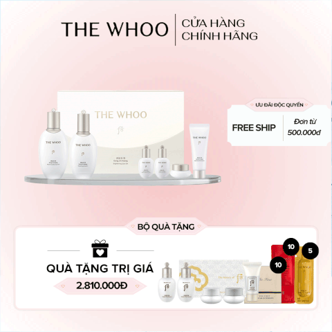 Bộ Dưỡng Da Whoo Gongjinhyang Seol Brightening 2pcs Set 2024