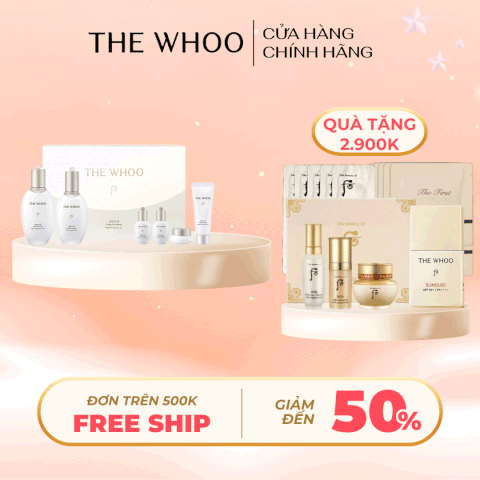Bộ Dưỡng Da Whoo Gongjinhyang Seol Brightening 2pcs Set 2024