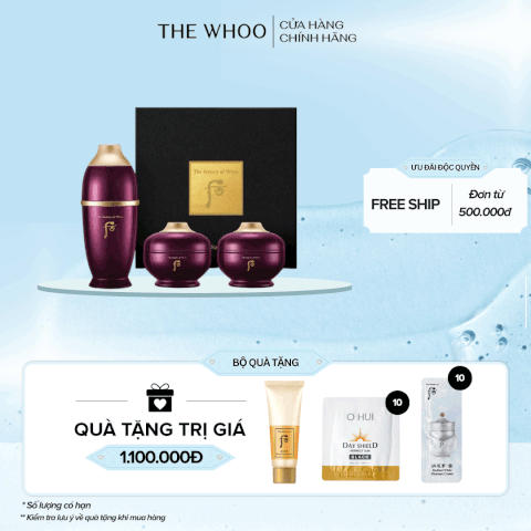 Bộ dưỡng Whoo HwanYu Hoàn lưu Cao mini 3 pcs