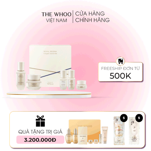 Bộ Dưỡng Whoo Royal Regina Energetic 2pcs Special Set