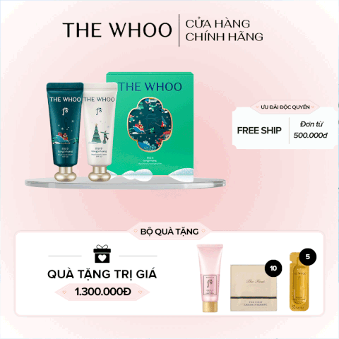Bộ Kem Dưỡng Da Tay Whoo Gongjinhyang Royal Hand Cream Special Set