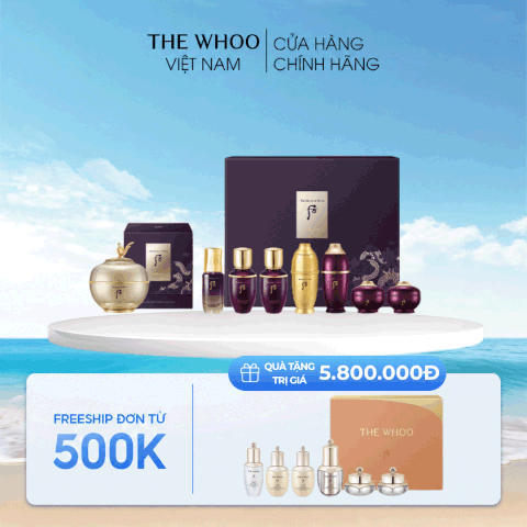 Bộ Kem Mắt Kiệt Tác Hoàn Lưu Cao Whoo Hwanyu Imperial Youth Contour Eye Cream Special Set New