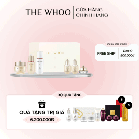 Bộ sản phẩm chống lão hóa Whoo Bichup Royal Anti Anging Duo Set