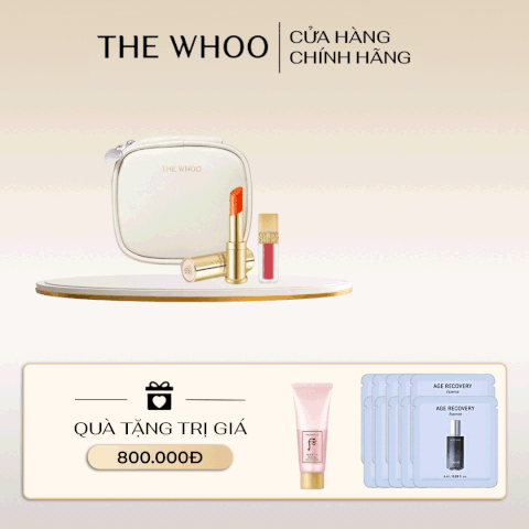 Bộ Son Dưỡng Môi Đông Y Whoo Glow Lip Balm Special Set Pink