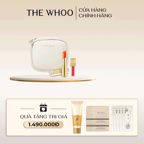Bộ Son Dưỡng Môi Đông Y Whoo Glow Lip Balm Special Set Pink