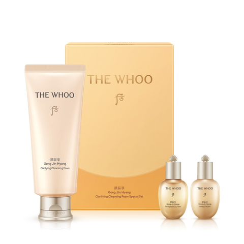Bộ Sữa rửa mặt Whoo Gongjinhyang Clarifying Facial Foam Cleanser Special Set