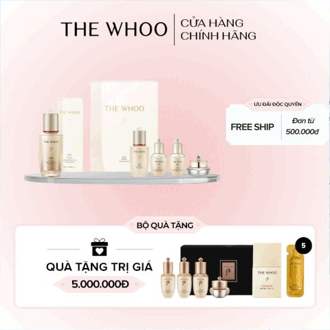 Bộ Tinh Chất Đông Y Whoo Bichup Self Generating Anti-Aging Concentrate Special Set
