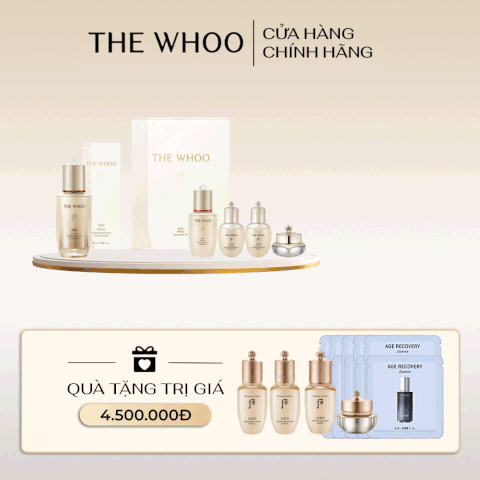Bộ Tinh Chất Đông Y Whoo Bichup Self Generating Anti-Aging Concentrate Special Set