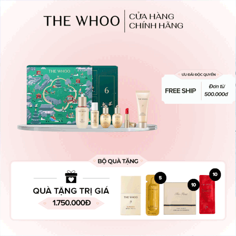 Bộ tinh chất trẻ hóa Whoo Bichup Ultimate Recovery Youth Serum Advent Calendar