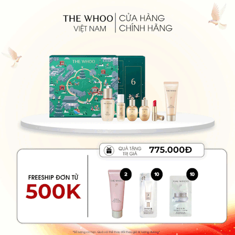 Bộ tinh chất trẻ hóa Whoo Bichup Ultimate Recovery Youth Serum Advent Calendar