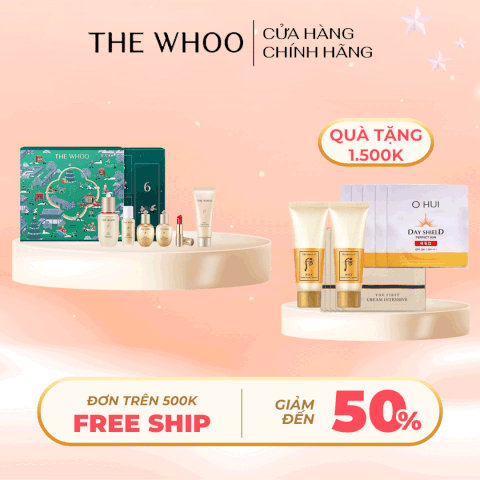 Bộ tinh chất trẻ hóa Whoo Bichup Ultimate Recovery Youth Serum Advent Calendar