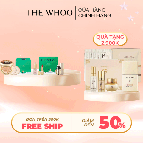 Bộ Trang Điểm Nền Whoo Cheongidan Radiant Special Set Holiday