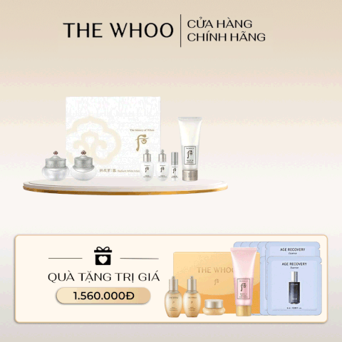 Set Cao Làm Mờ Nám Whoo Gongjinhyang Seol Radiant White Ultimate Corrector 2pcs Special Set