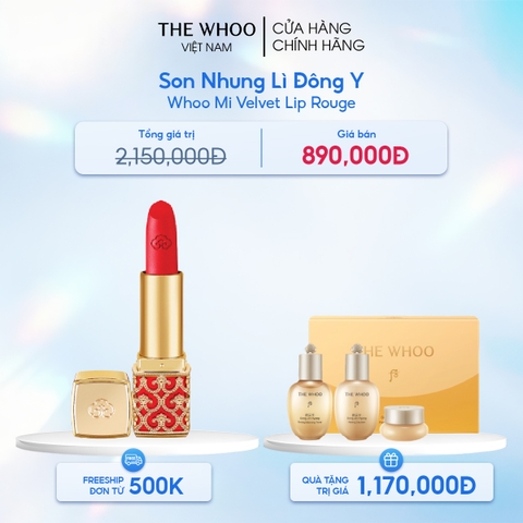 Son Nhung Lì Đông Y Whoo Mi Velvet Lip Rouge