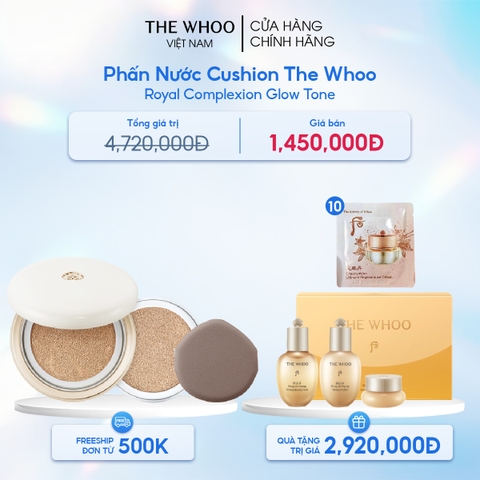 Phấn Nước Cushion The Whoo Royal Complexion Glow