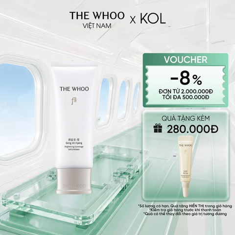 [KOL x The Whoo] Gel Tẩy Tế Bào Chết Dạng Gel Whoo Gongjinhyang Seol Brightening Gommage Gel