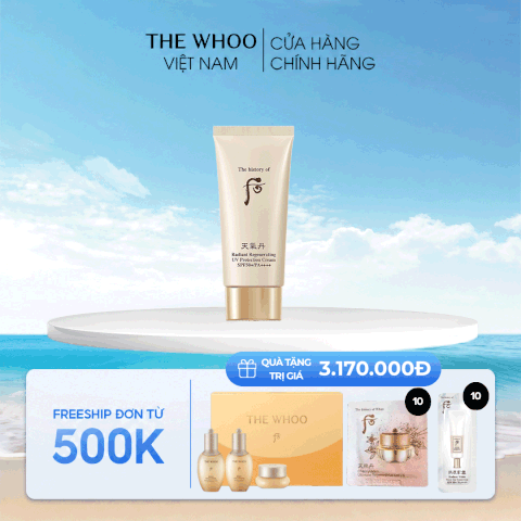 Kem chống nắng chống lão hóa Cheongidan Radiant Regenerating UV Protection Sun Cream SPF50+/PA++++
