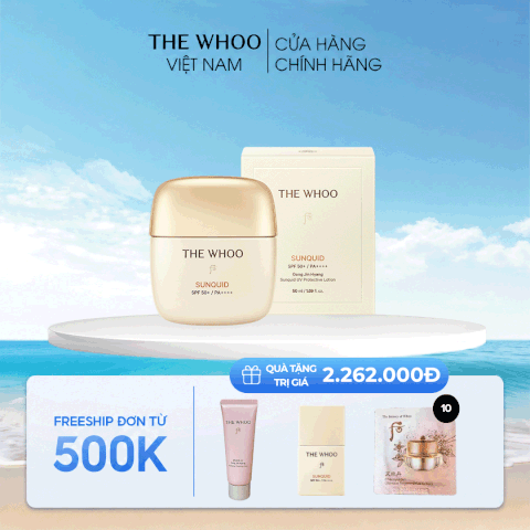 Kem chống nắng Whoo Gongjinhyang Sunquid Uv Protective Lotion