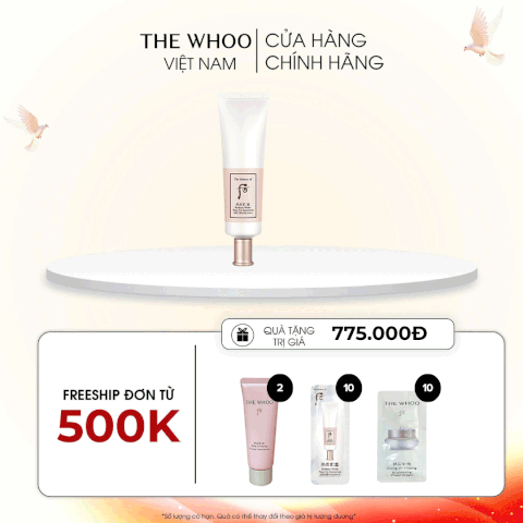 Kem chống nắng Whoo nâng tông Gongjinhyang Seol Radiant White Tone Up Sunscreen SPF50+,PA++++