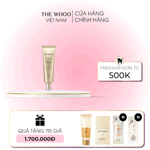 Kem chống nắng Whoo Vàng Anti Wrinkle Sunscreen NAD Power