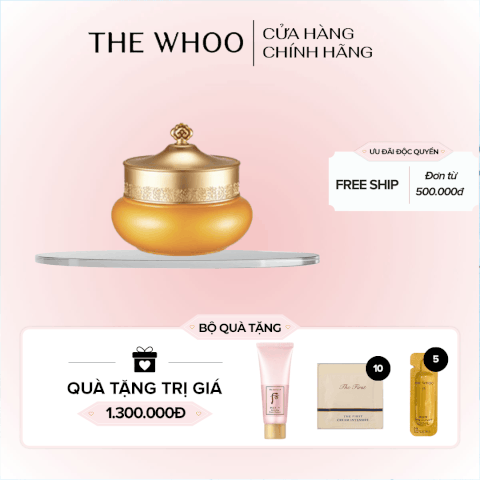 Kem tẩy trang Whoo Gongjinhyang Facial Cream Cleanser