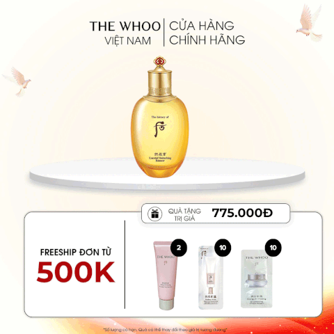 Nước hoa hồng Whoo Gongjinhyang Essential Moisturizing Balancer