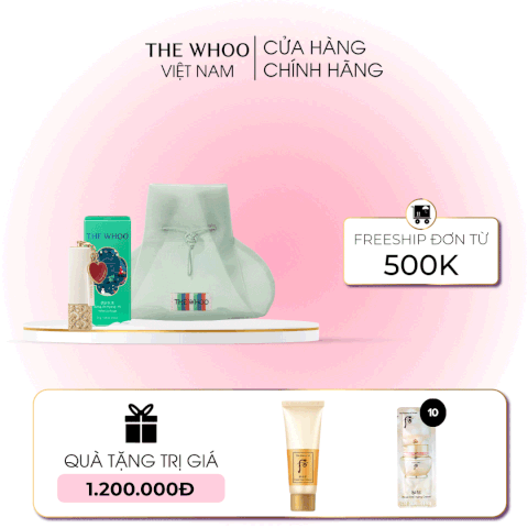 Son Nhung Lì Đông Y Whoo Mi Velvet Lip Rouge No 18 Special Set