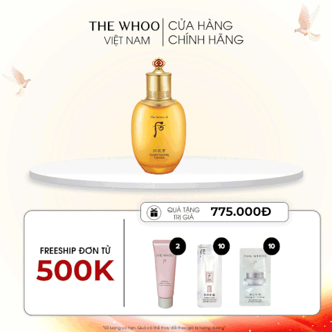 Sữa dưỡng ẩm da Whoo Gongjinhyang Essential Nourishing Emulsion