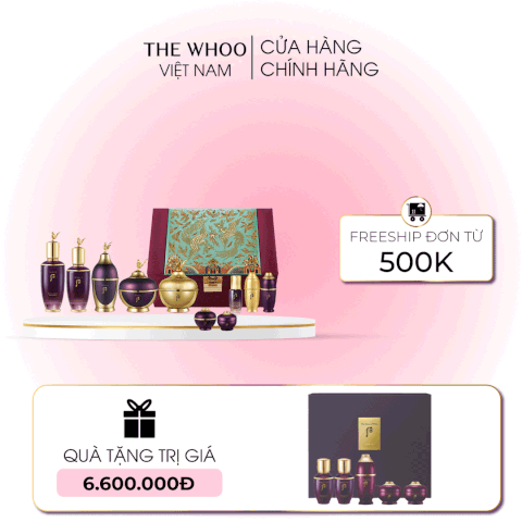 The history of Whoo Hwanyu Heritage Set