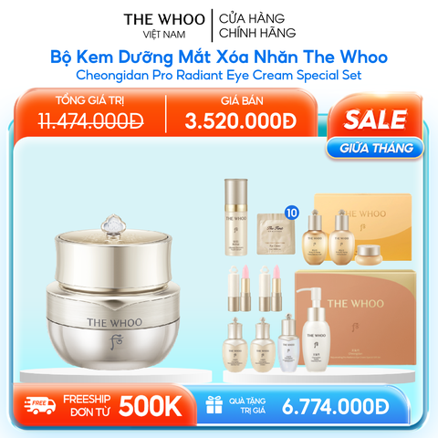 Bộ Kem Dưỡng Mắt Xóa Nhăn Cheongidan Pro Radiant Eye Cream Special Set Y24