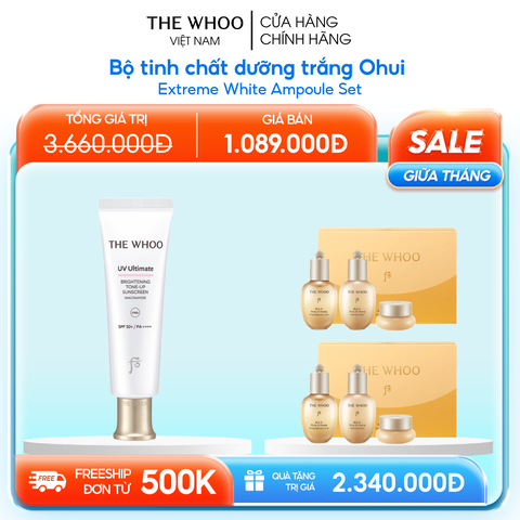 Kem Chống Nắng Nâng Tone Whoo UV Ultimate Brightening