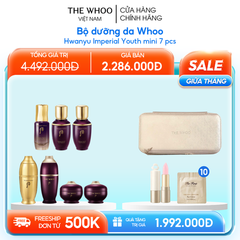 Bộ dưỡng da Whoo Hwanyu Imperial Youth mini 7 pcs