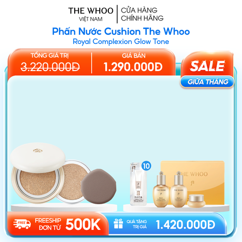 Phấn Nước Cushion The Whoo Royal Complexion Glow