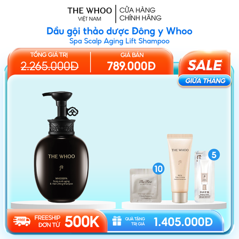 Dầu gội thảo dược Đông y Whoo Spa Scalp Aging Lift Shampoo