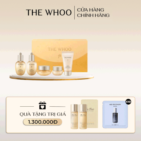 Bộ Dưỡng Da Whoo Gongjinhyang 3PCS Special Set Holiday