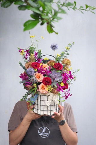 Giỏ hoa GH01