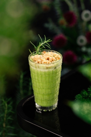 Sinh tố Chuối Cải Bó Xôi