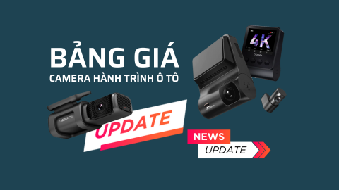 Bảng giá camera hành trình ô tô mới nhất, nhiều khuyến mại