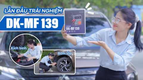 Kích bình kiêm bơm lốp ô tô Vietmap DK-MF139 tính năng vượt trội