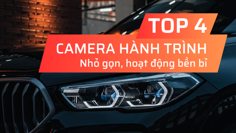 Top 4 camera hành trình ô tô nhỏ gọn giá rẻ được lắp đặt nhiều nhất