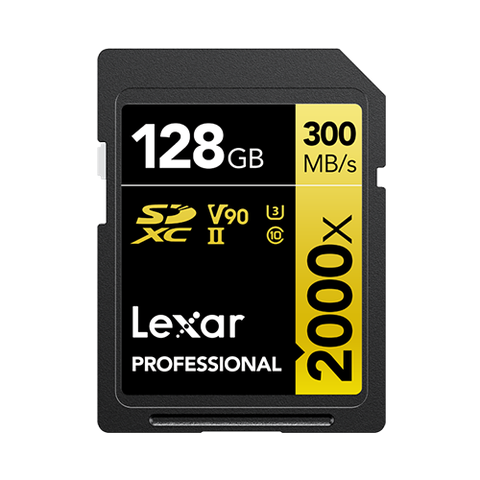 Thẻ nhớ Lexar® Professional 2000x UHS-II Card Gold Series