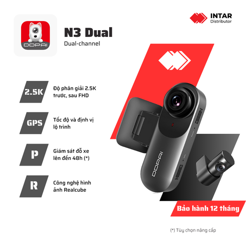 Camera hành trình DDPAI N3 Dual